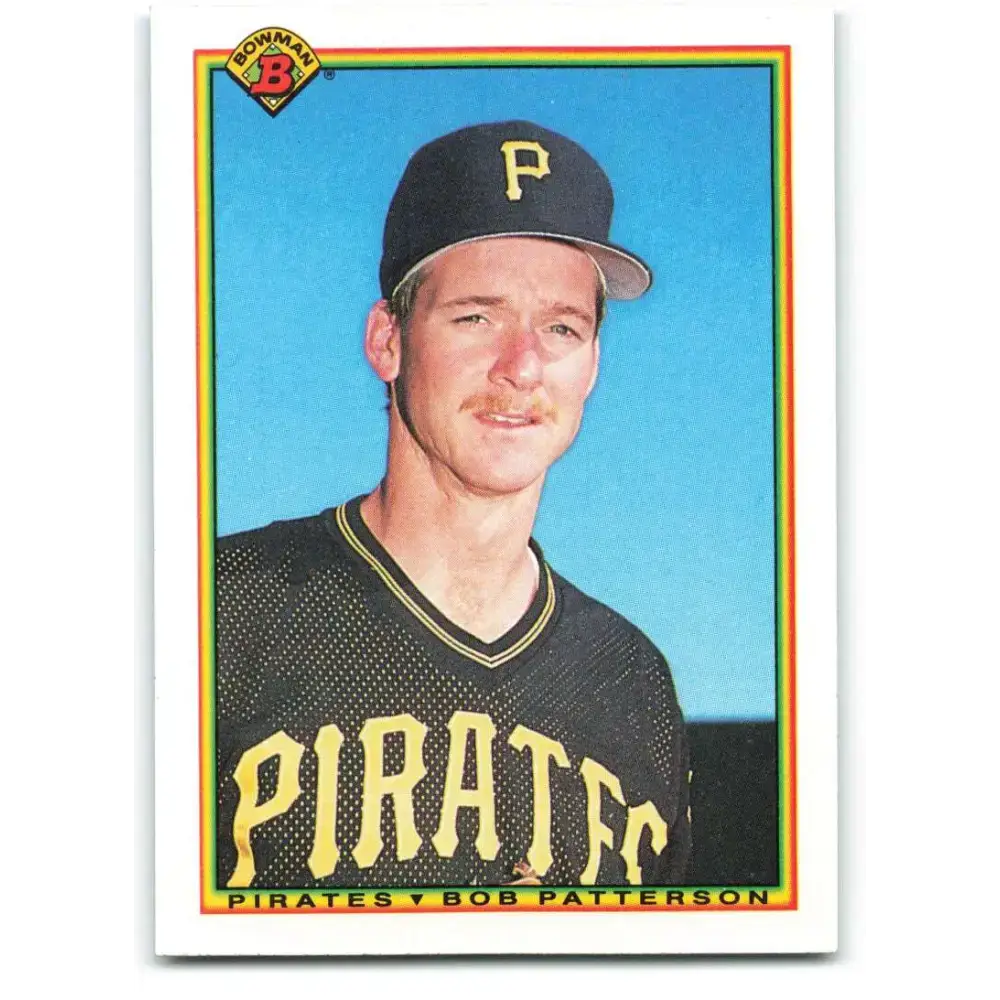 1990 Bowman #168 Bob Patterson NM-MT Pittsburgh Pirates Baseball Card - Baseball Card Single