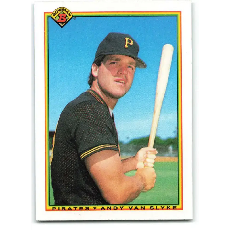 1990 Bowman #171 Andy Van Slyke NM-MT Pittsburgh Pirates Baseball Card - Baseball Card Single