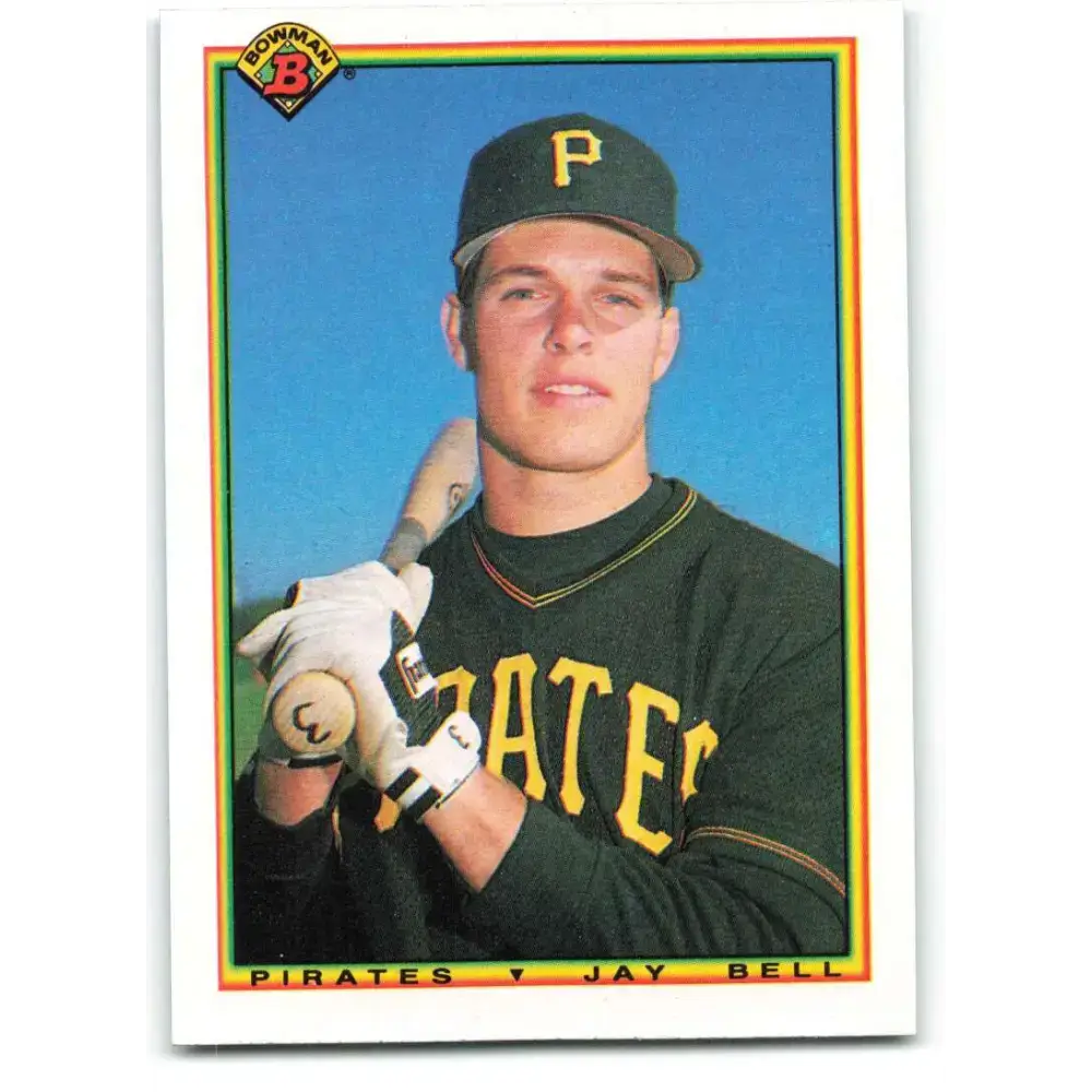1990 Bowman #174 Jay Bell NM-MT Pittsburgh Pirates Baseball Card - Baseball Card Single
