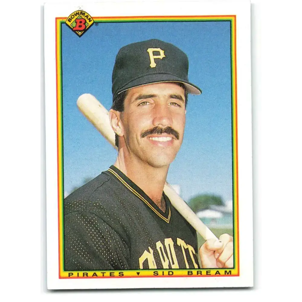 1990 Bowman #175 Sid Bream NM-MT Pittsburgh Pirates Baseball Card - Baseball Card Single