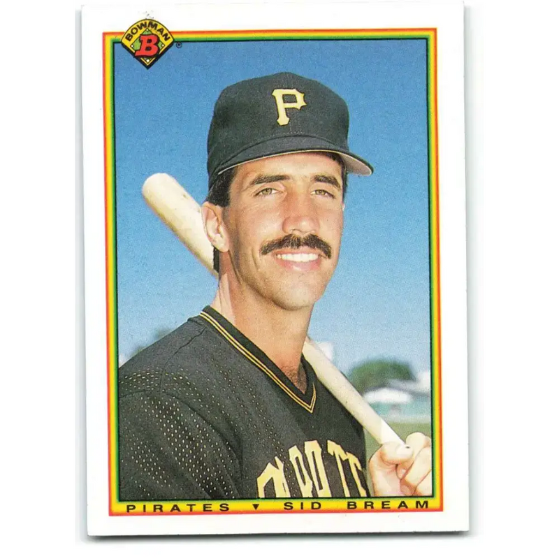 1990 Bowman #175 Sid Bream NM-MT Pittsburgh Pirates Baseball Card - Baseball Card Single