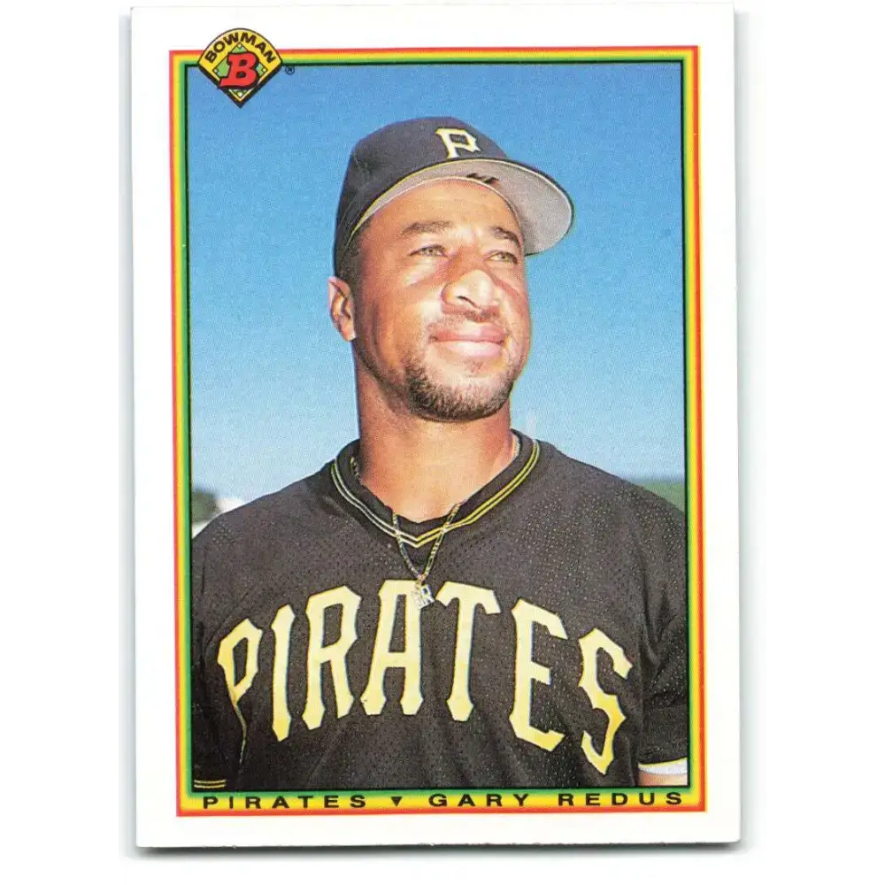 1990 Bowman #180 Gary Redus NM-MT Pittsburgh Pirates Baseball Card - Baseball Card Single