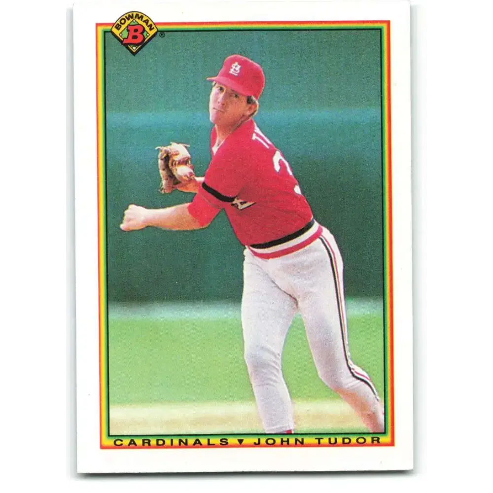 1990 Bowman #188 John Tudor NM-MT St. Louis Cardinals Baseball Card - Baseball Card Single