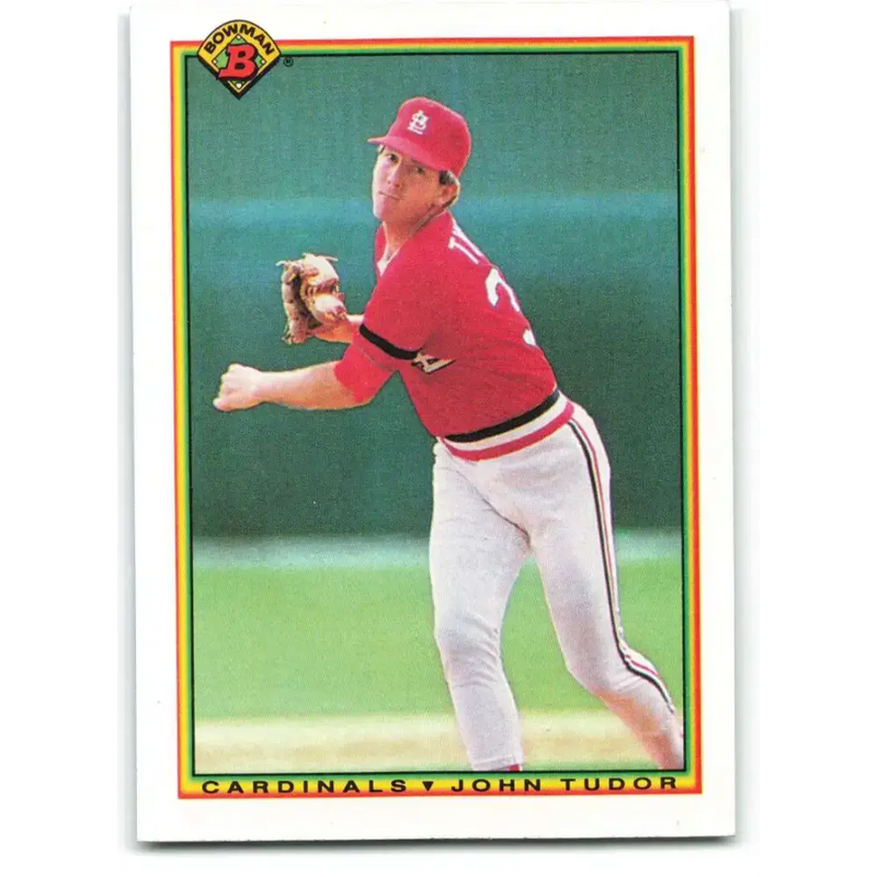 1990 Bowman #188 John Tudor NM-MT St. Louis Cardinals Baseball Card - Baseball Card Single