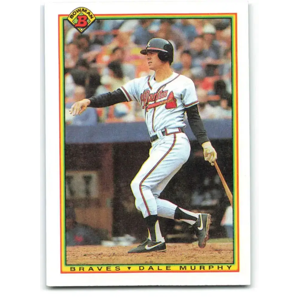 1990 Bowman #19 Dale Murphy NM-MT Atlanta Braves Baseball Card - Baseball Card Single