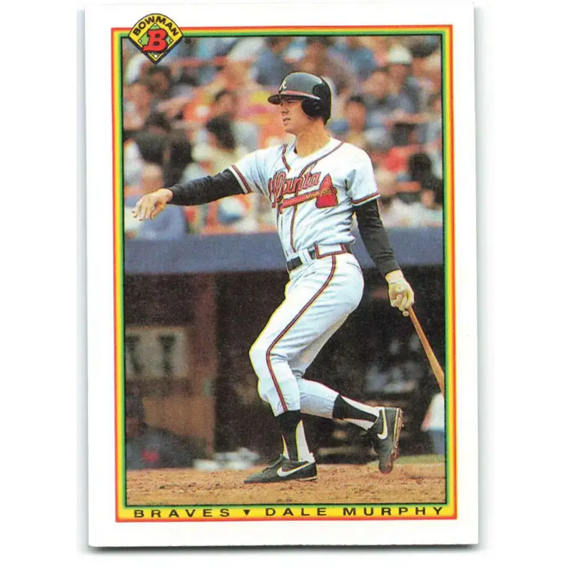 1990 Bowman #19 Dale Murphy NM-MT Atlanta Braves Baseball Card - Baseball Card Single