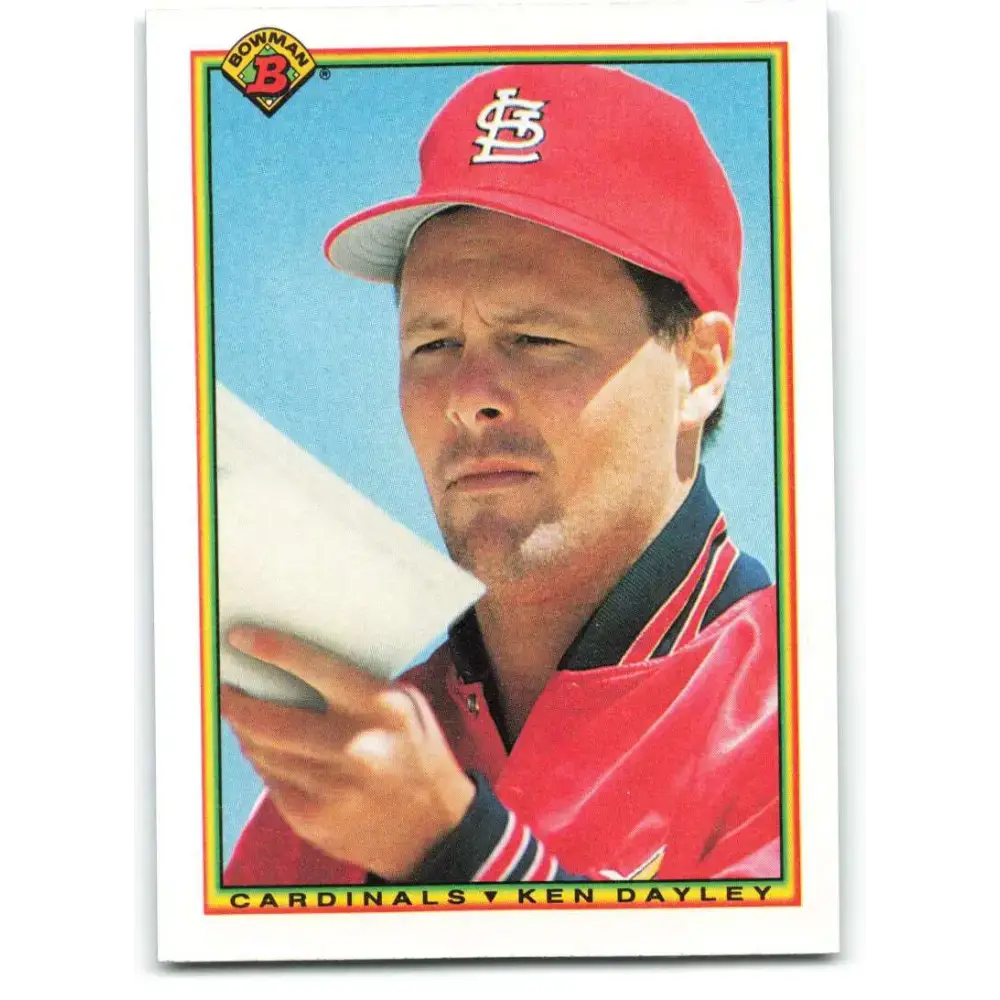 1990 Bowman #191 Ken Dayley NM-MT St. Louis Cardinals Baseball Card - Baseball Card Single