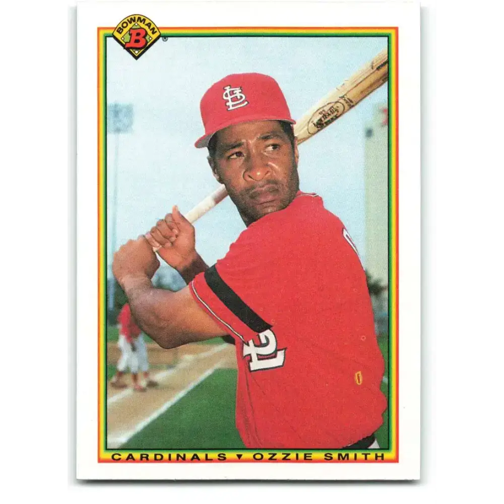 1990 Bowman #195 Ozzie Smith NM-MT St. Louis Cardinals Baseball Card - Baseball Card Single