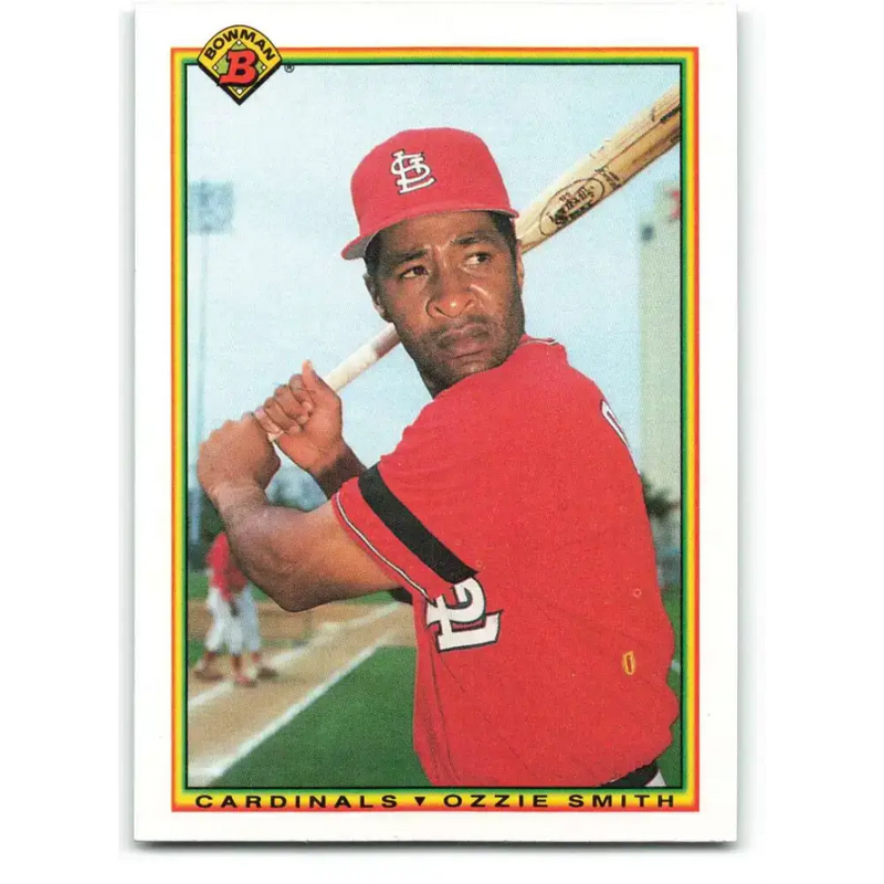 1990 Bowman #195 Ozzie Smith NM-MT St. Louis Cardinals Baseball Card - Baseball Card Single