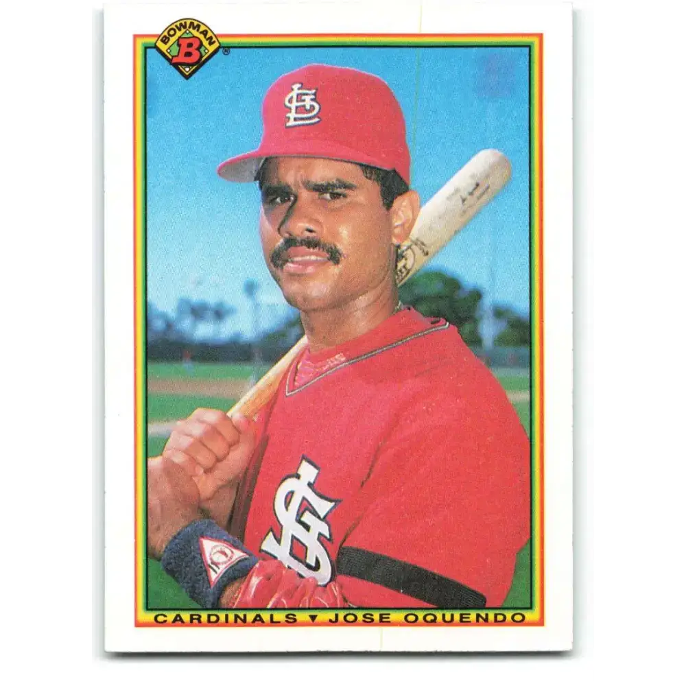 1990 Bowman #200 Jose Oquendo NM-MT St. Louis Cardinals Baseball Card - Baseball Card Single