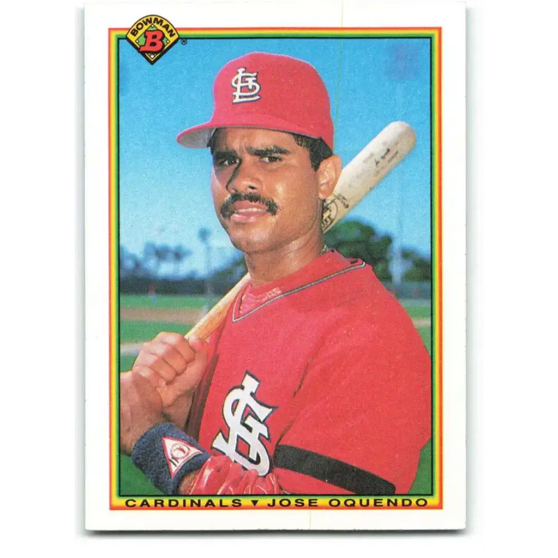 1990 Bowman #200 Jose Oquendo NM-MT St. Louis Cardinals Baseball Card - Baseball Card Single