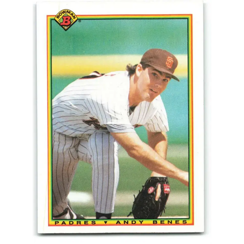 1990 Bowman #207 Andy Benes NM-MT San Diego Padres Baseball Card - Baseball Card Single