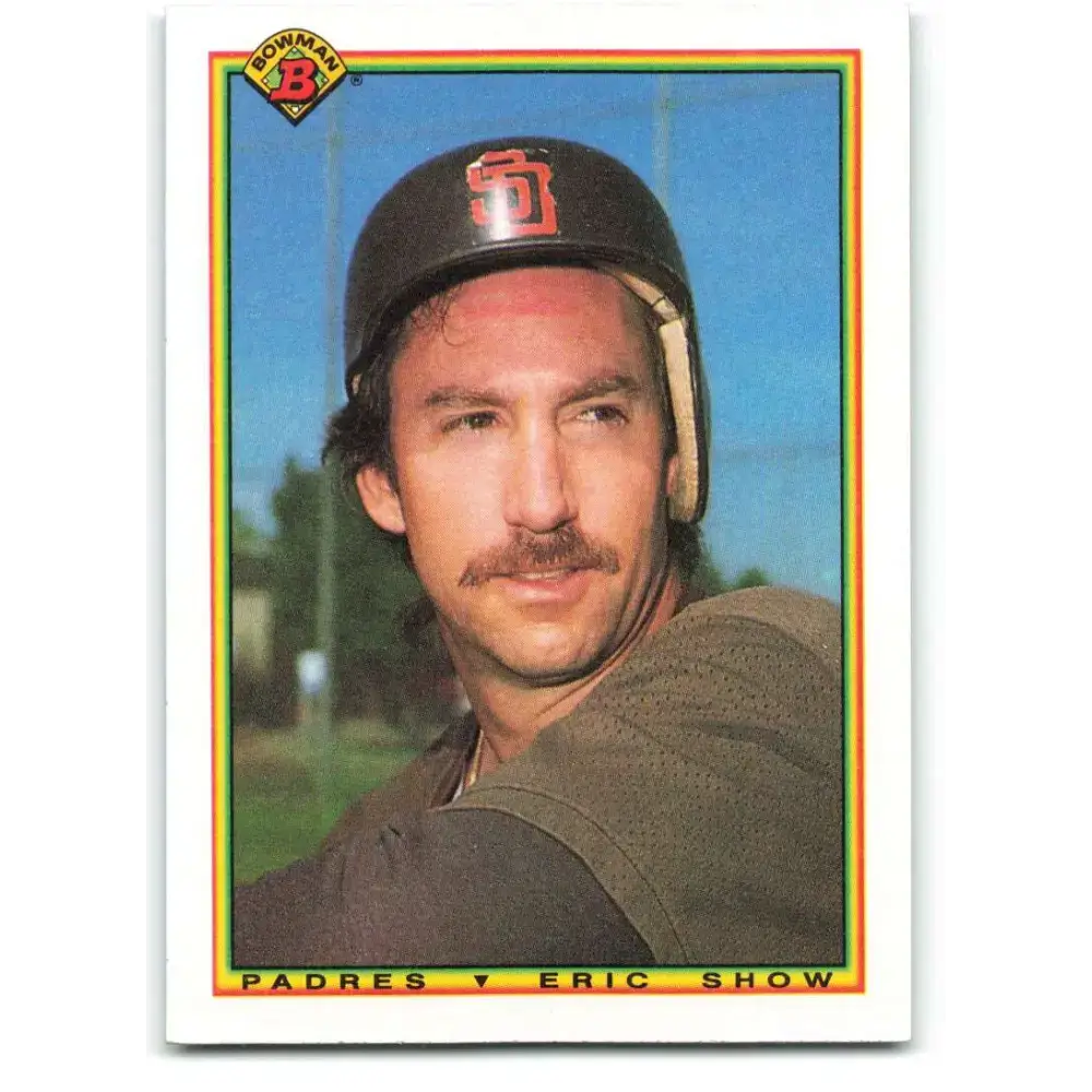 1990 Bowman #209 Eric Show NM-MT San Diego Padres Baseball Card - Baseball Card Single