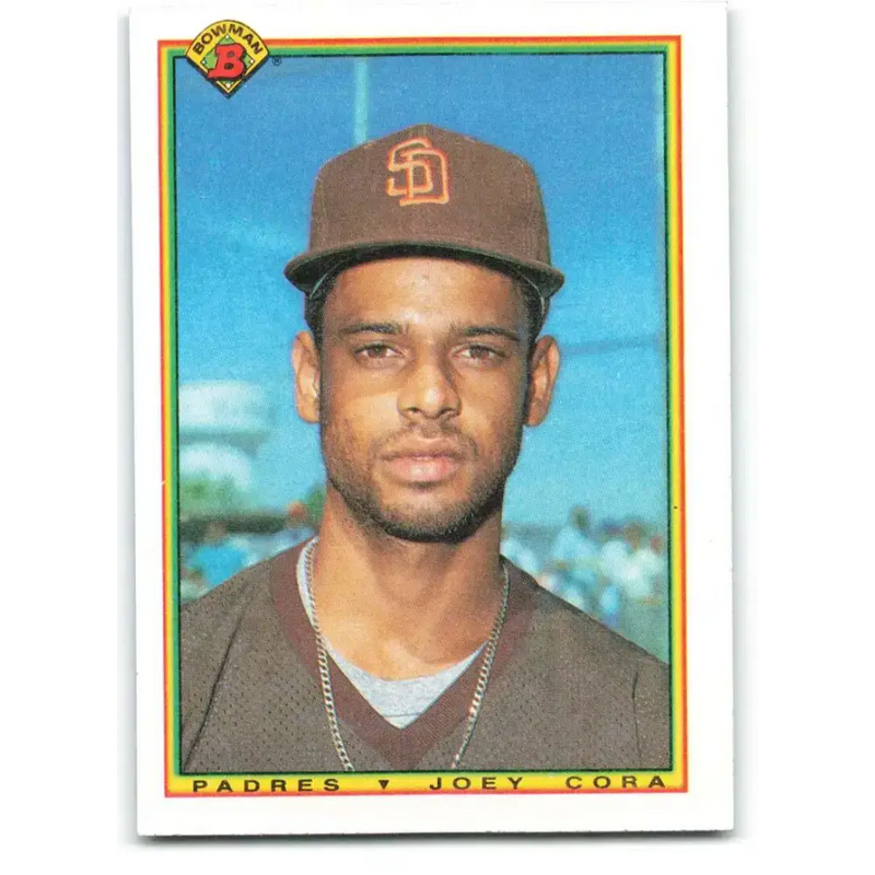 1990 Bowman #211 Joey Cora NM-MT San Diego Padres Baseball Card - Baseball Card Single