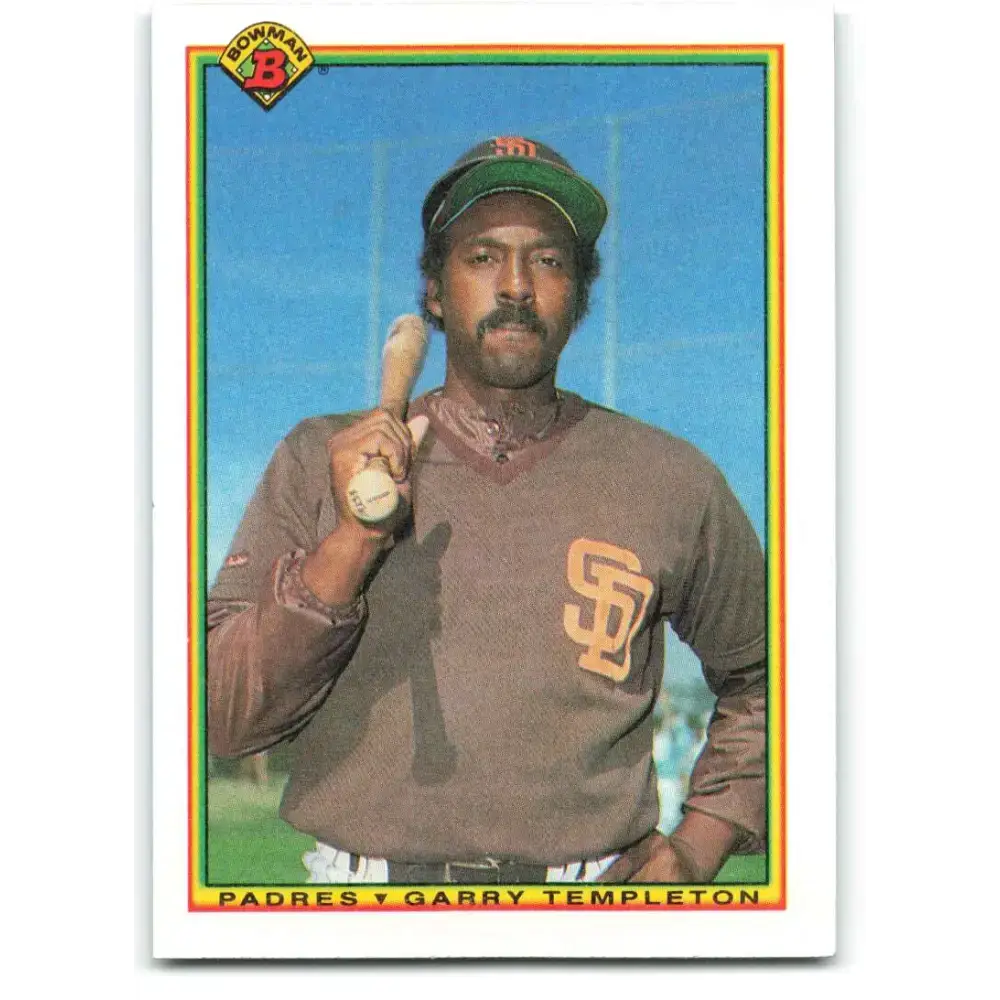 1990 Bowman #215 Garry Templeton NM-MT San Diego Padres Baseball Card - Baseball Card Single
