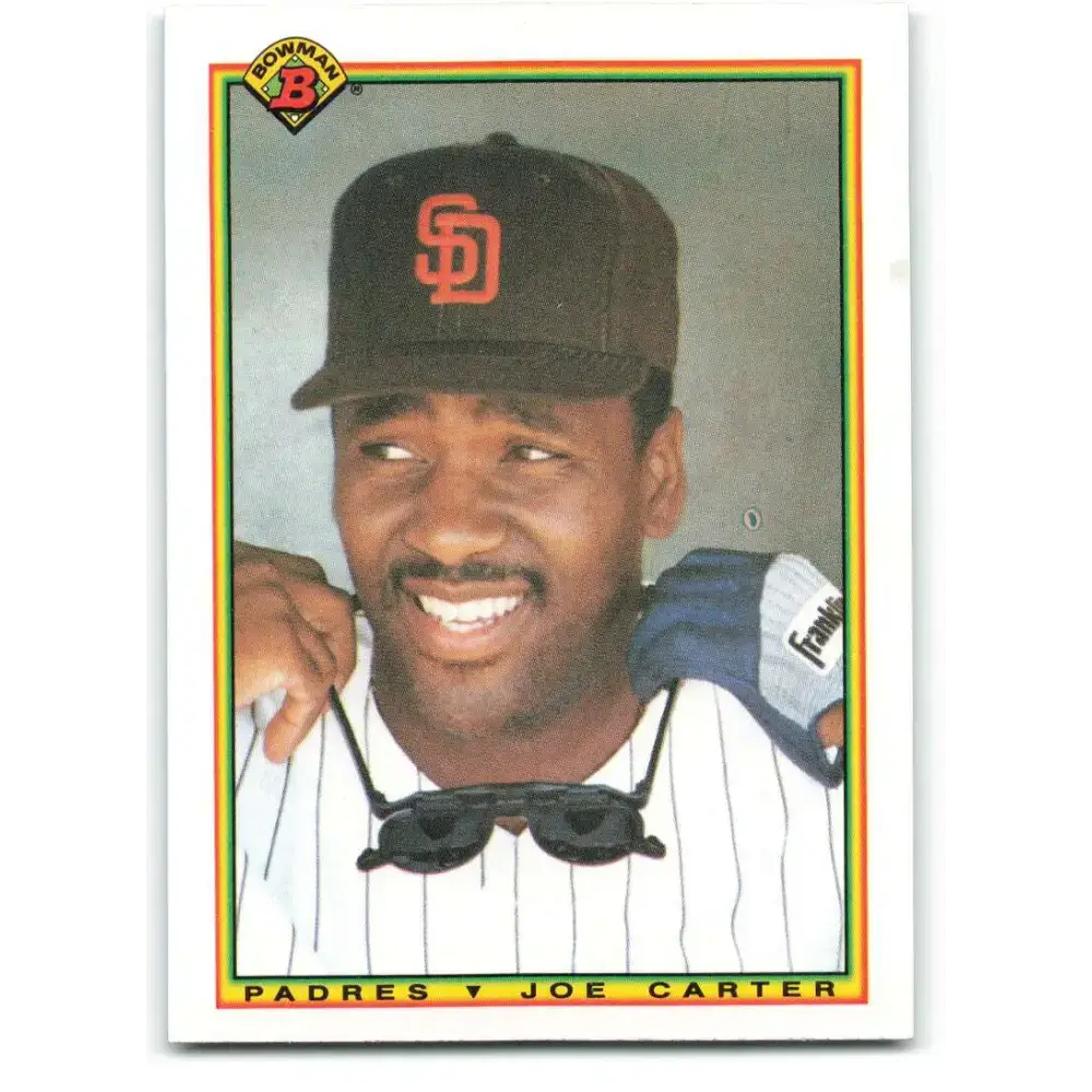 1990 Bowman #220 Joe Carter NM-MT San Diego Padres Baseball Card - Baseball Card Single