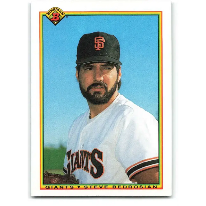 1990 Bowman #226 Steve Bedrosian NM-MT San Francisco Giants Baseball Card - Baseball Card Single