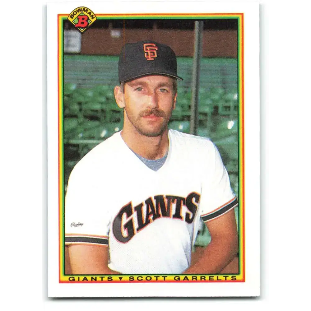 1990 Bowman #228 Scott Garrelts NM-MT San Francisco Giants Baseball Card - Baseball Card Single