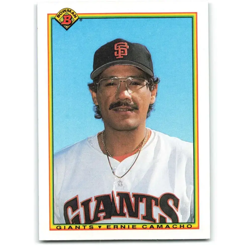 1990 Bowman #229 Ernie Camacho NM-MT San Francisco Giants Baseball Card - Baseball Card Single
