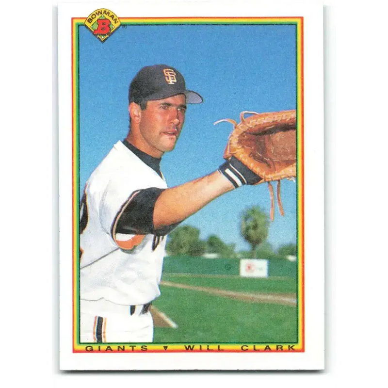 1990 Bowman #231 Will Clark NM-MT San Francisco Giants Baseball Card - Baseball Card Single