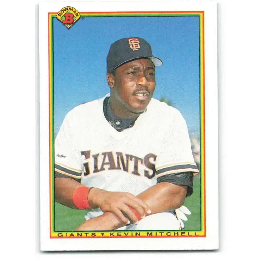 1990 Bowman #232 Kevin Mitchell NM-MT San Francisco Giants Baseball Card - Baseball Card Single