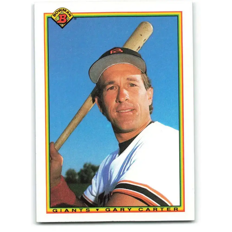 1990 Bowman #236 Gary Carter NM-MT San Francisco Giants Baseball Card - Baseball Card Single