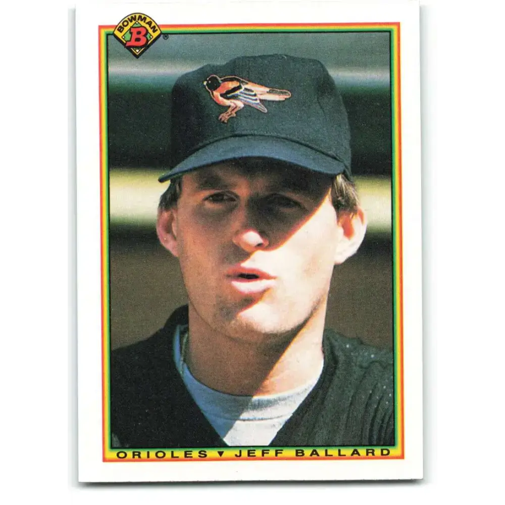 1990 Bowman #244 Jeff Ballard NM-MT Baltimore Orioles Baseball Card - Baseball Card Single