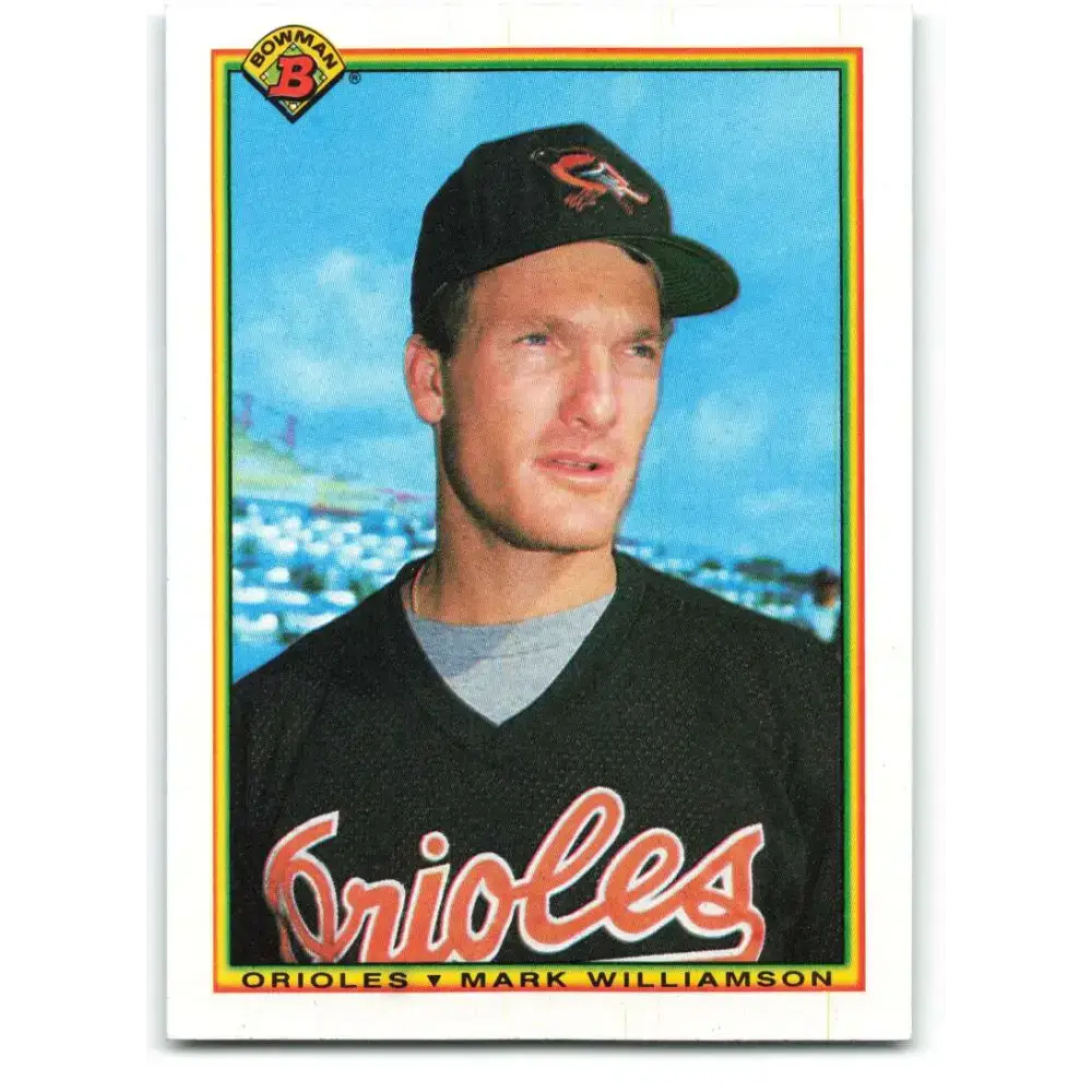 1990 Bowman #248 Mark Williamson NM-MT Baltimore Orioles Baseball Card - Baseball Card Single