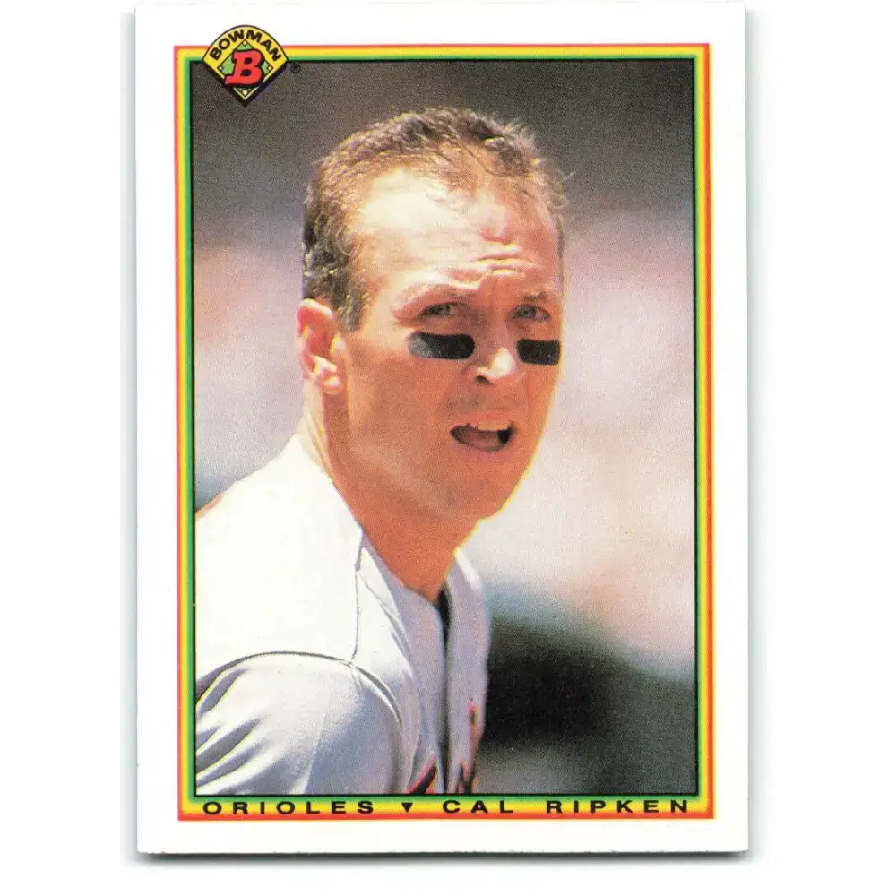 1990 Bowman #255 Cal Ripken Jr. NM-MT Baltimore Orioles Baseball Card - Baseball Card Single