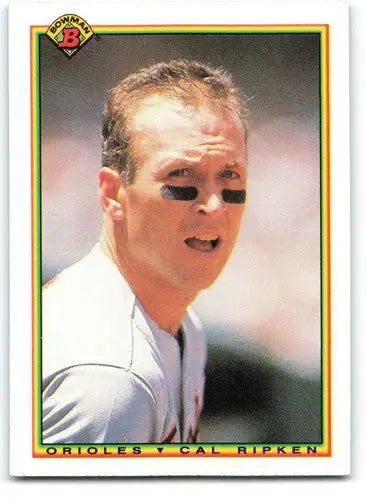 1990 Bowman #255 Cal Ripken Jr. NM Near Mint Orioles - Baseball Card Single