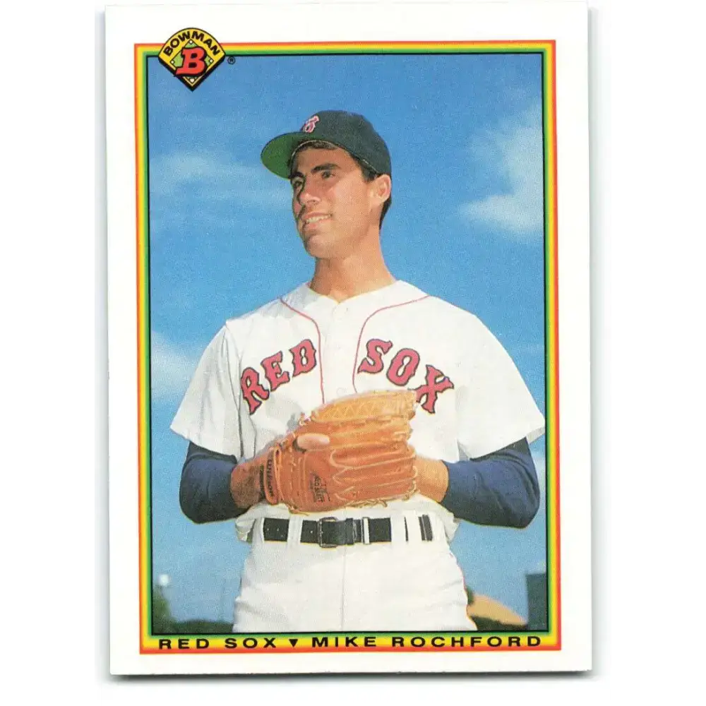 1990 Bowman #264 Mike Rochford NM-MT Boston Red Sox Baseball Card - Baseball Card Single