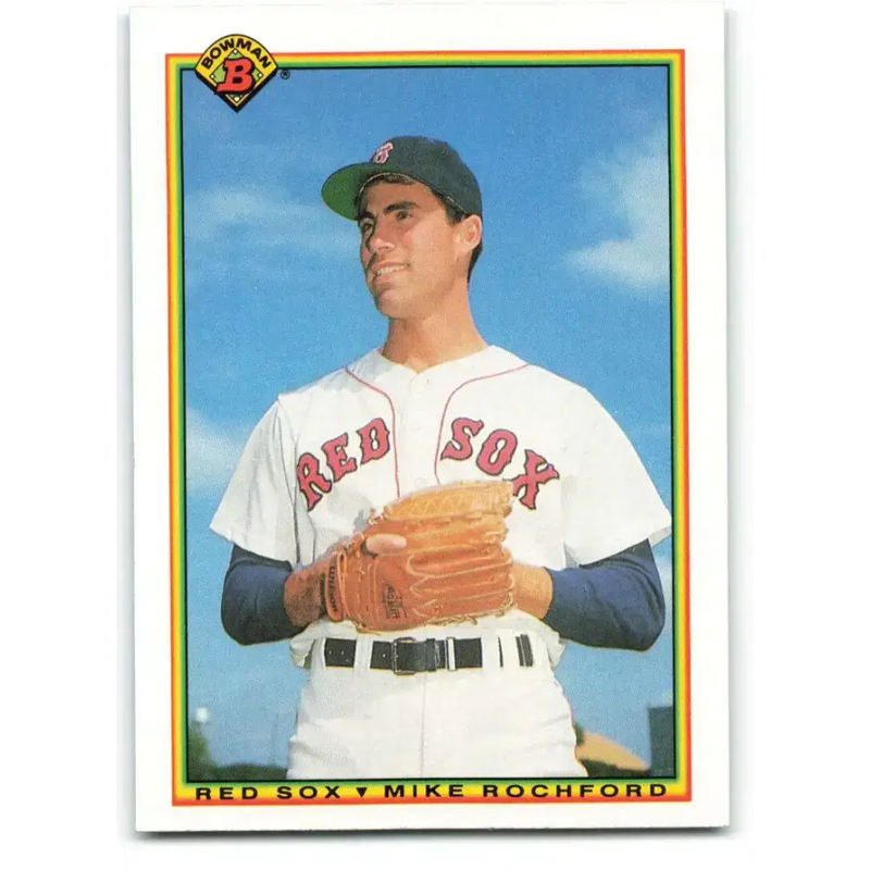 1990 Bowman #264 Mike Rochford NM-MT Boston Red Sox Baseball Card - Baseball Card Single