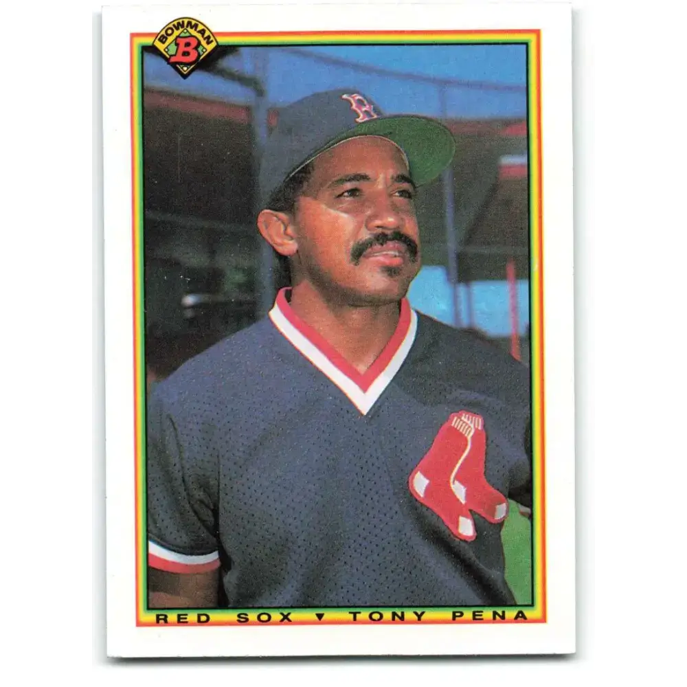 1990 Bowman #271 Tony Pena NM-MT Boston Red Sox Baseball Card - Baseball Card Single