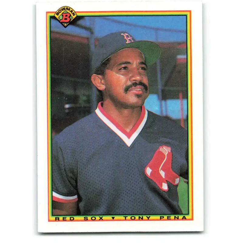 1990 Bowman #271 Tony Pena NM-MT Boston Red Sox Baseball Card - Baseball Card Single