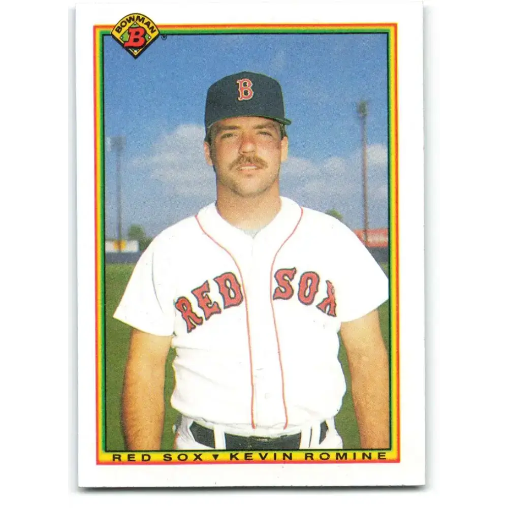 1990 Bowman #273 Kevin Romine NM-MT Boston Red Sox Baseball Card - Baseball Card Single