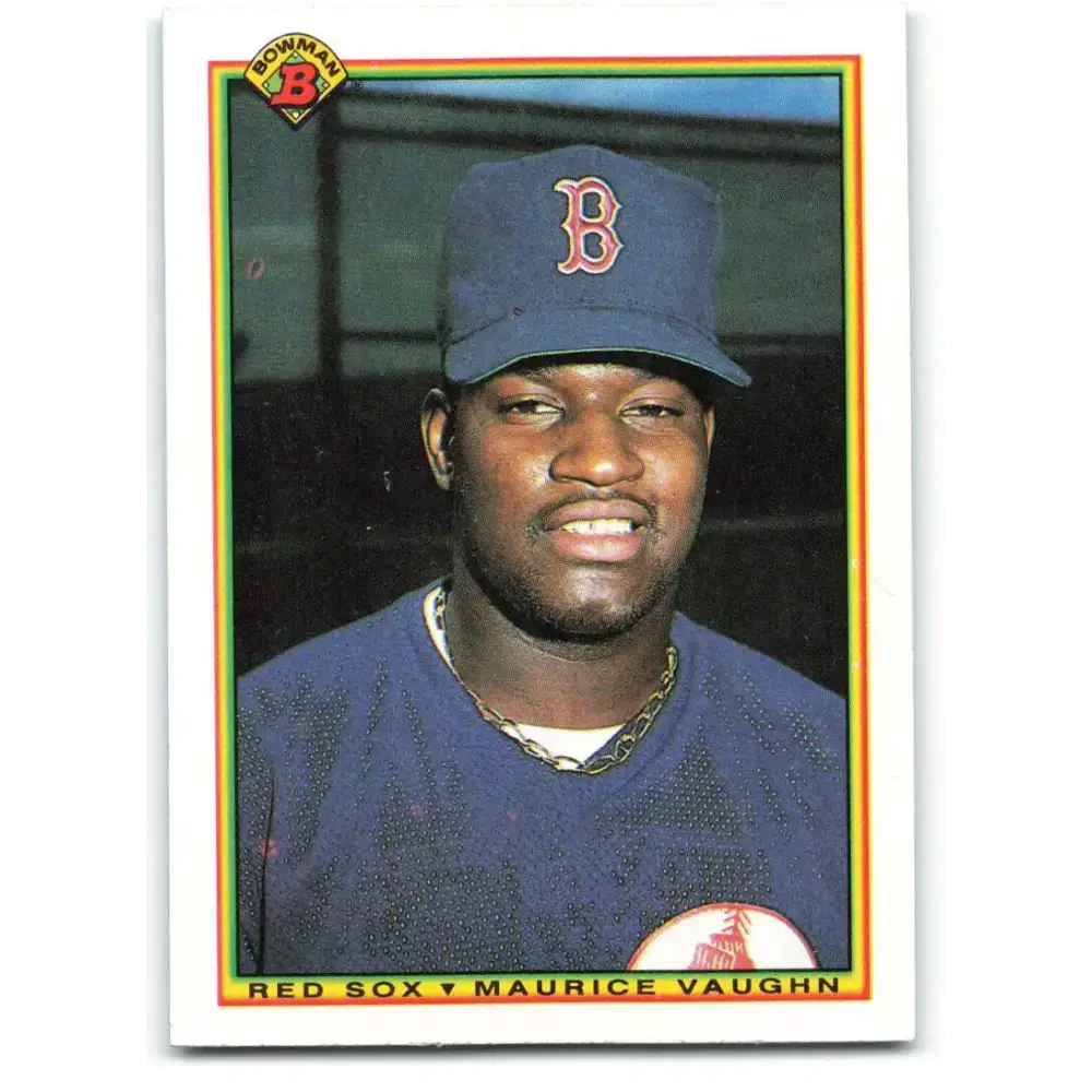 1990 Bowman #275 Mo Vaughn NM-MT RC Rookie Boston Red Sox Baseball Card - Baseball Card Single