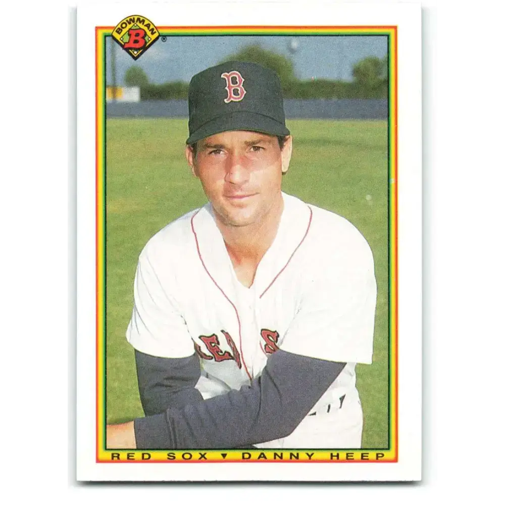 1990 Bowman #276 Danny Heep NM-MT Boston Red Sox Baseball Card - Baseball Card Single