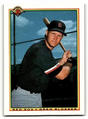 1990 Bowman #278 Greg Blosser Boston Red Sox Baseball Cards EX/NM ID:64443 - Baseball Card Single