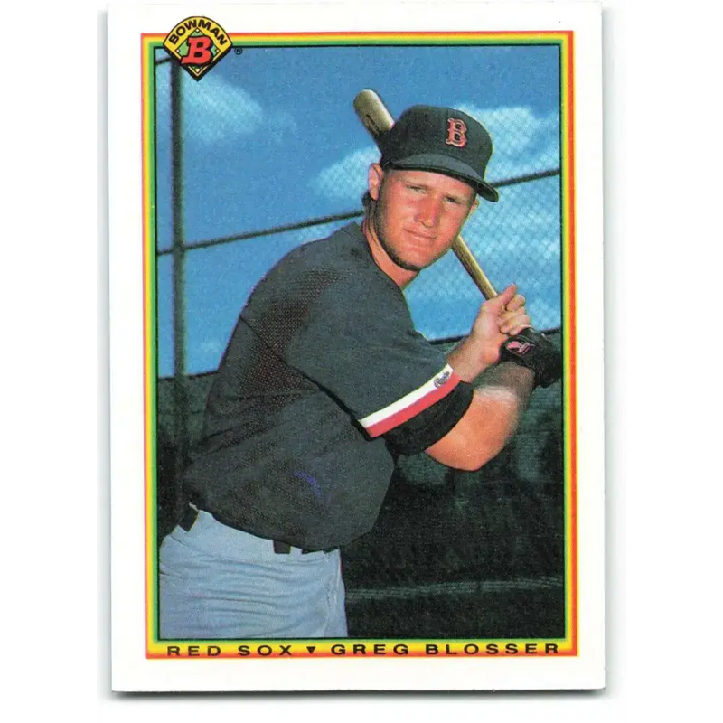 1990 Bowman #278 Greg Blosser NM-MT RC Rookie Boston Red Sox Baseball Card - Baseball Card Single