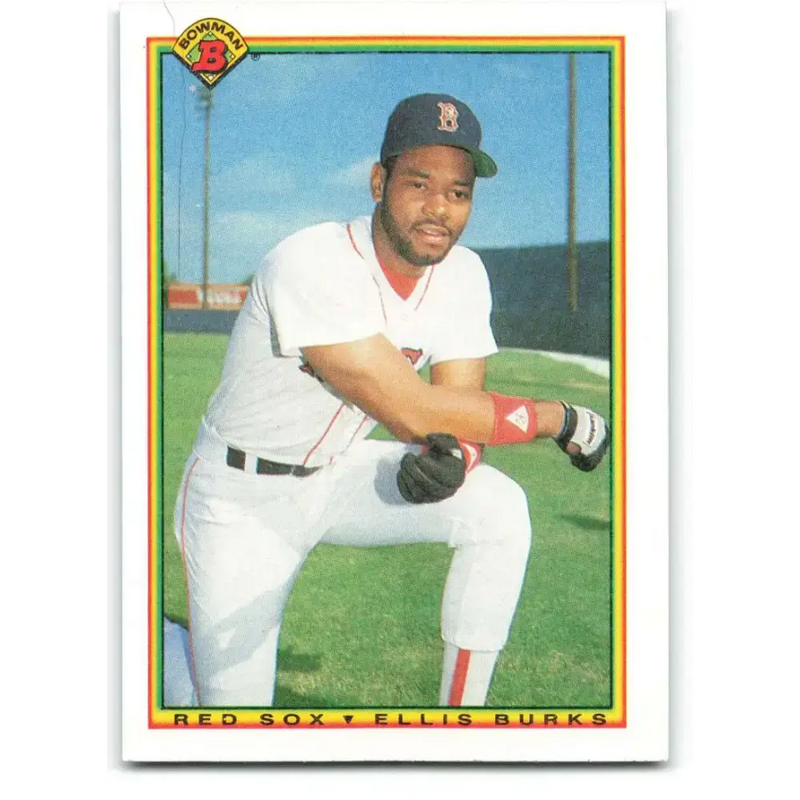 1990 Bowman #280 Ellis Burks NM-MT Boston Red Sox Baseball Card - Baseball Card Single