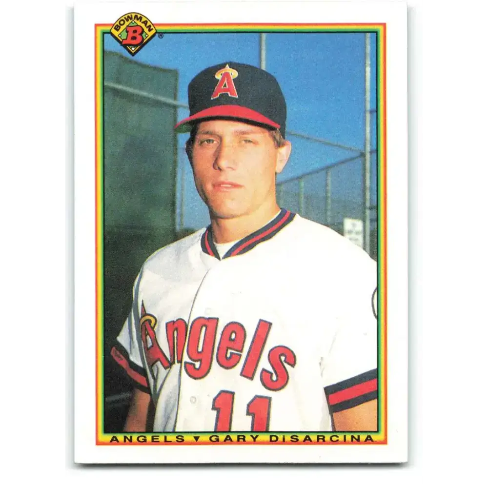 1990 Bowman #290 Gary DiSarcina NM-MT RC Rookie California Angels Baseball Card - Baseball Card Single