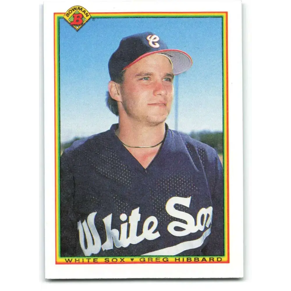 1990 Bowman #303 Greg Hibbard NM-MT RC Rookie Chicago White Sox Baseball Card