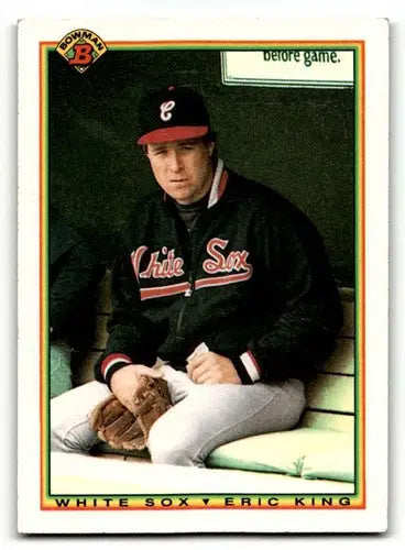 1990 Bowman #304 Eric King Chicago White Sox Baseball Cards EX/NM ID:60932 - Baseball Card Single