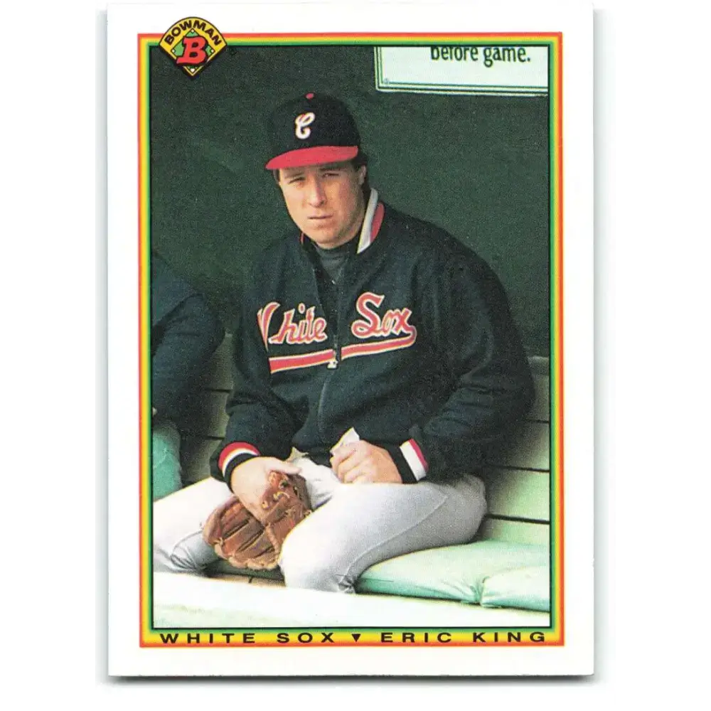 1990 Bowman #304 Eric King NM-MT Chicago White Sox Baseball Card - Baseball Card Single