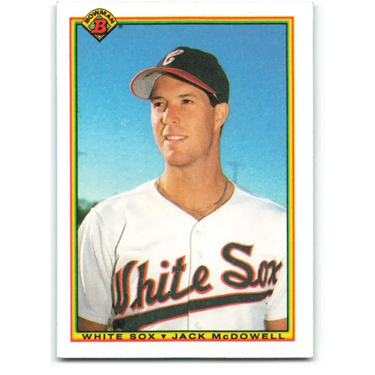 1990 Bowman #305 Jack McDowell NM-MT Chicago White Sox Baseball Card - Baseball Card Single