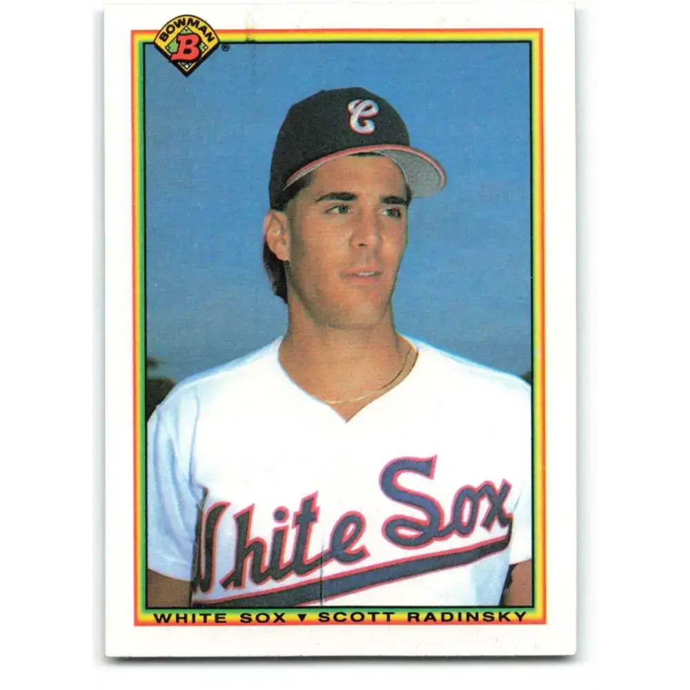 1990 Bowman #308 Scott Radinsky NM-MT RC Rookie Chicago White Sox Baseball Card - Baseball Card Single