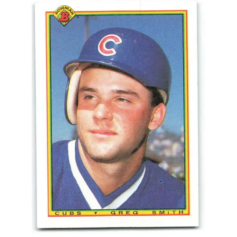 1990 Bowman #31 Greg Smith NM-MT RC Rookie Chicago Cubs Baseball Card - Baseball Card Single