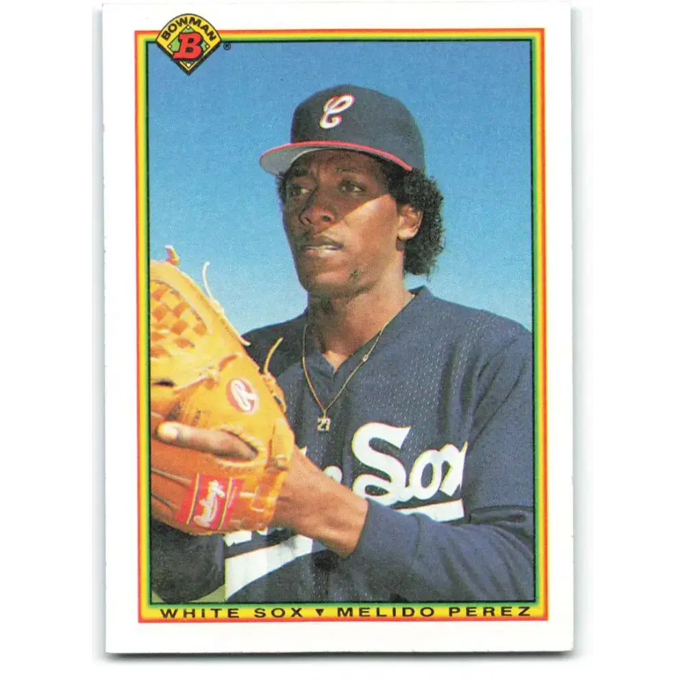 1990 Bowman #310 Melido Perez NM-MT Chicago White Sox Baseball Card - Baseball Card Single