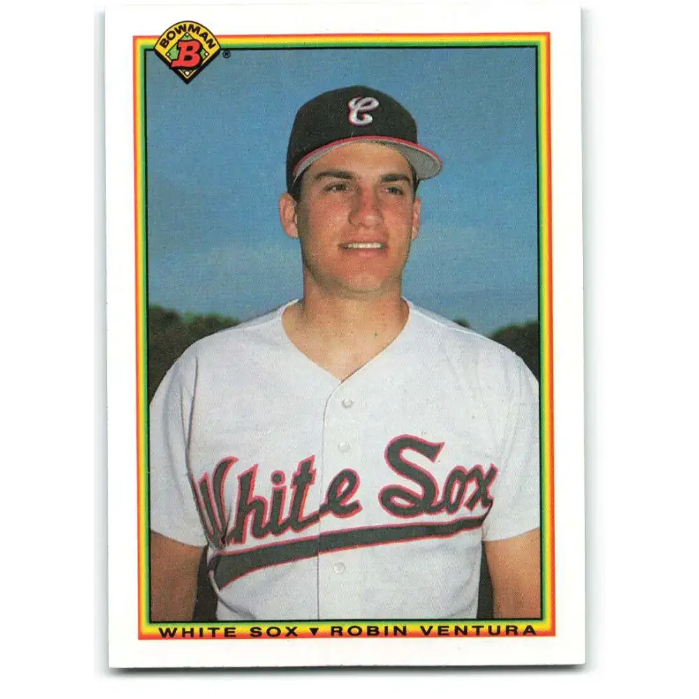 1990 Bowman #311 Robin Ventura NM-MT Chicago White Sox Baseball Card - Baseball Card Single