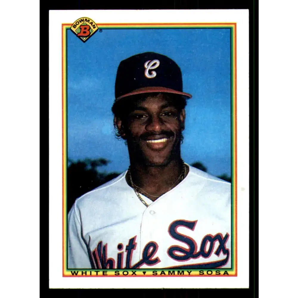1990 Bowman #312 Sammy Sosa NM-MT RC Rookie Chicago White Sox Baseball Card - Baseball Card Single